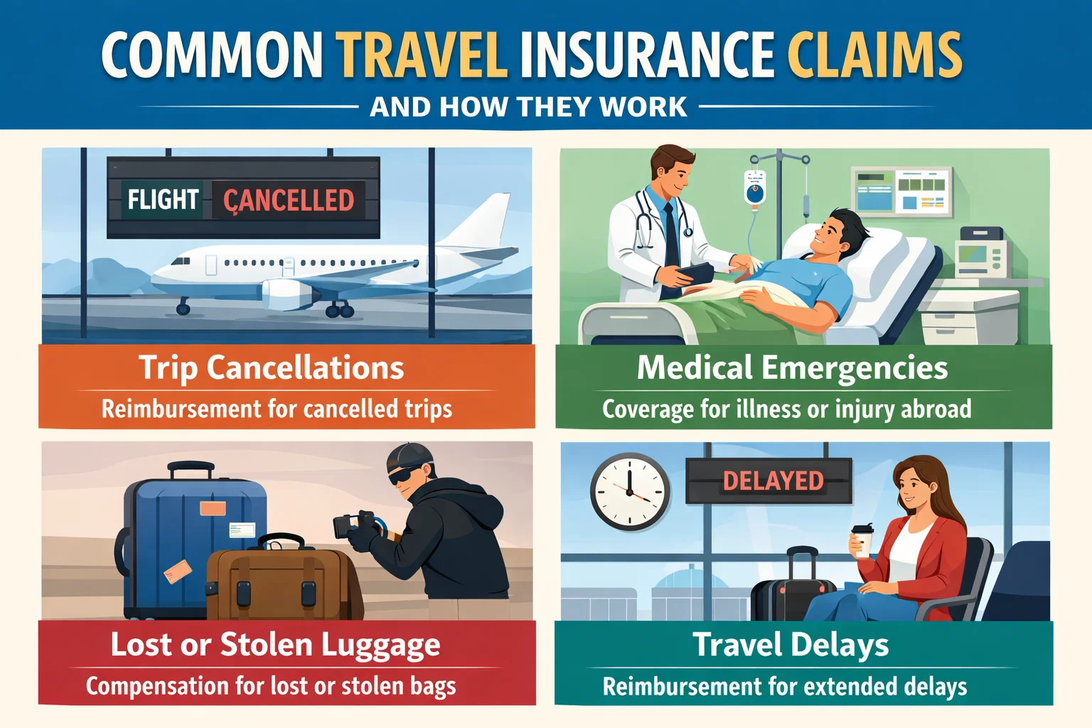 Common Travel Insurance Claims and How They Work Thumbnail